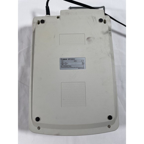Canon MP20DH Printing Calculator 2 color display 12 digit “Parts” Sold As is - Picture 7 of 8
